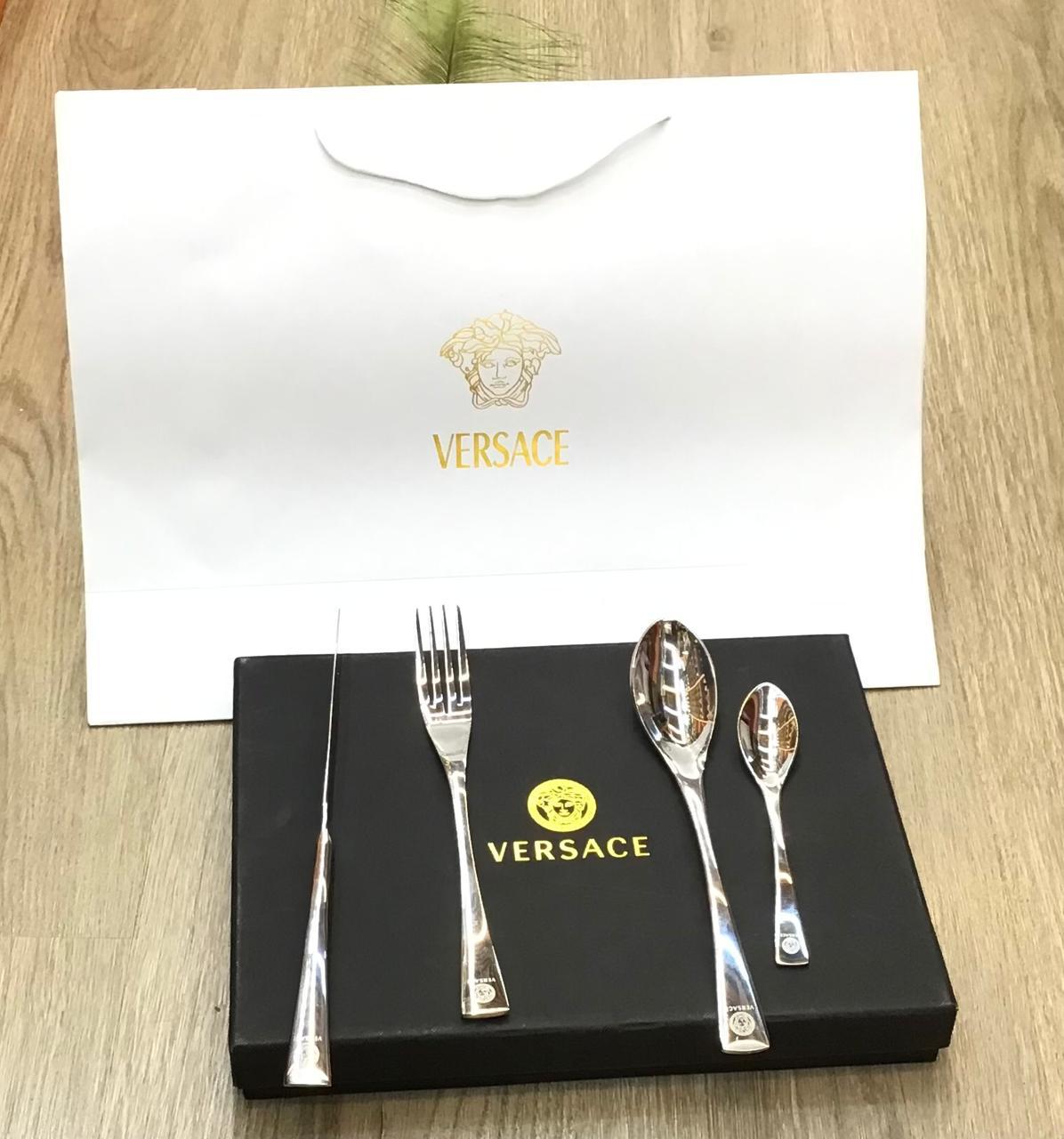 Versace cutlery set for one person, Gold or Silver color